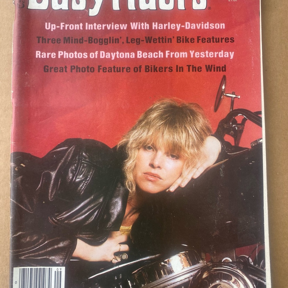 Vintage Easy Rider Chopper Magazine September 1982 intact David Mann Centerfold